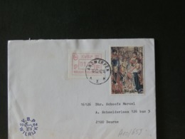 A10/658 LETTRE  BELGE 1992  KVBP - 1980-99