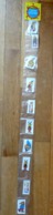 10 AUTOCOLLANTS ASTERIX DARGAUD 1978 En Bande Autocollant - Stickers