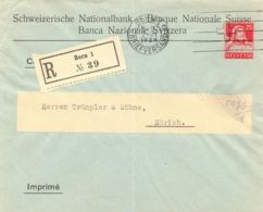 SCHWEIZ 1918/20 15, 20 U. 25 C. Tell M Armbrust 3 Versch. Gel. Privat-Ganzsachen - Entiers Postaux