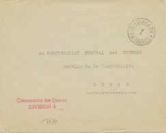 SCHWEIZ "ET.MAJ.DIV. * POSTE DE CAMPAGNE * - 1" Selt. K2 Klar A. Kab.-Brief 1918 - Annullamenti