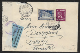 1942 SWEDEN To GERMANY - AIRMAIL - DOUBLE CENSOR - OKW - Lettres & Documents