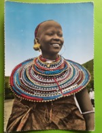 Masai Girl, Jeune Fille Du KENYA, Timbres Queen  E II , Monbasa  1963 - Kenya