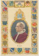 VATICAN CITY VERY FINE LOT 1950 Colored Postcard Coat Of Arms W. Pope Pius XII - Brieven En Documenten