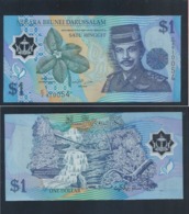 1996 Negara Brunei Darussalam ONE DOLLAR $1 Banknote Currency Money (#147) UNC - Brunei