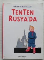 Tintin  TURKISH EDITION/ Adventures Of TINTIN " TENTEN IN RUSSIA" - BD & Mangas (autres Langues)