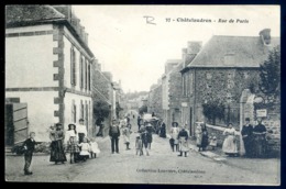 Cpa Du 22 Chatelaudren Rue De Paris   LZ127 - Châtelaudren