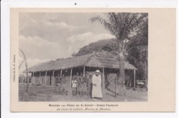 CP CONGO FRANCAIS Missions Des Pères Du St Esprit  La Classe Des Enfants Mission De Mbamou - Burkina Faso