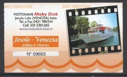 Italy, Jesolo-Venezia, Andata E Ritorno, Motonave Moby Dick, 2019. - Europa