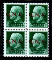 Italia-A-0672: Valori Della R.S.I. 1944 (++) MNH - Senza Difetti Occulti. - Emissions Locales/autonomes