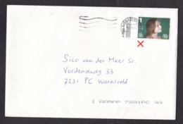 Netherlands: Cover, 2010, 1 Charity Stamp, Girl, Math, Mathematics, Education, School (backside Damaged) - Briefe U. Dokumente