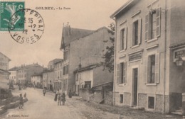 GOLBEY - LA POSTE DEBUT 1900 - BELLE CARTE ANIMEE -  TOP !!! - Golbey