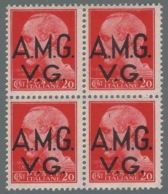 ALLIED - MILITARY - POSTAGE: Italia - Venezia Giulia 20 C. (Blocco Di Quattro) - 1945/47 - Sonstige & Ohne Zuordnung