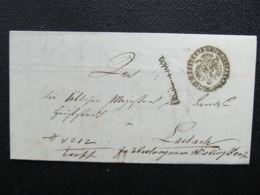 BRIEF Wolfsberg - Laibach 1856 ///  D*40098 - ...-1850 Prephilately