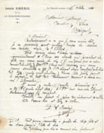 Facture Lettre 1920 - EMERIC à La ROQUEBRUSSANNE ( Var 83 ) - Vins -- Pas Carte Postale - - La Roquebrussanne