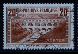 France 1929/31 - Pont Du Gard - YT N°262 II - Oblitéré - Sonstige & Ohne Zuordnung