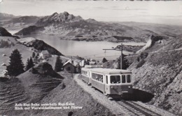 AK Arth-Rigi-Bahn Unterh Rigi-Kulm - Blick Vierwaldstättersee U Pilatus - Werbestempel Modestadt St. Gallen 1961 (43510) - Arth