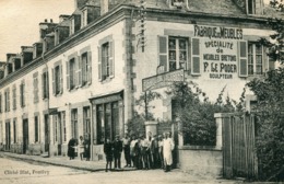 PONTIVY **** LE PERSONNEL DE LA FABRIQUE DE MEUBLES F. LE PODER **** RARE **** - Pontivy