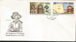 V) 1973 CARIBBEAN, 500TH ANNIVERSARY OF THE BIRTH OF NICOLAUS COPERNICUS, BIRTHPLACE, TORUN, AND INVENTIONS, MANUSCRIPT, - Covers & Documents