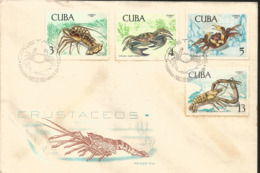 V) 1969 CARIBBEAN, CRUSTACEAN, MARINE LIFE, PANULIRUS ARGUS, CALLINECTES SAPIDUS, GECARCINUS RURICOLA, MACROBRACHIUM CAR - Briefe U. Dokumente