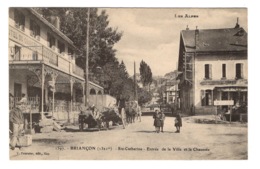 05 HAUTES ALPES - BRIANCON Ste-Catherine, Entrée De La Ville Et La Chaussée - Briancon