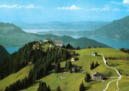 1 AK Schweiz * Blick Auf Die Klewenalp Ob Beckenried - Hotelanlage - Luftbildaufnahme - Kanton Nidwalden * - Beckenried