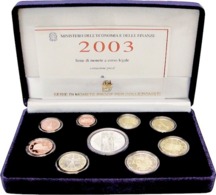 ITALIA 2003 SERIE DIVISIONALE CON ARGENTO PROOF - Verzamelingen