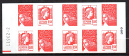 Col12   France Carnet Luquet Alger N° 15121  CA547    N° + Nappe 2 + RE    Neuf XX MNH Luxe - Definitives