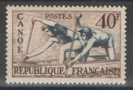 France - YT 963 * MH - 1953 - Canoë - Jeux Olympiques D'Helsinki 1952 - Kanu