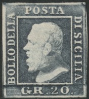 Sicilia, 20 Grana Grigio Ardesia N.13 Sg (*) Cv 450 - Sicilië