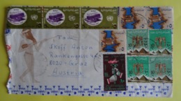 EGYPT - Cover From CAIRO (UAR) To GRAZ (Austria) - Very Good Cover With 11 Stamps - Lettres & Documents