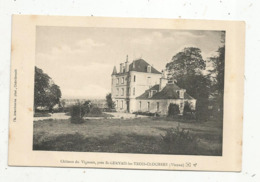 Cp ,86 , Château Du Vigneau ,près SAINT GERVAIS LES TROIS CLOCHERS ,vierge - Saint Gervais Les Trois Clochers