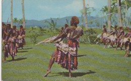 Océanie - Fidji - îles Fidji - The Republic Of Fiji - Guerrier Danse - Fijian Mekes In Traditional War Attire - Figi