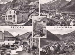 Cpsm 10x15 . VALLS D'ANDORRA  ANDORRE LA VIEILLE Record D' Andorra Multi-vues (+T.P. 8F Brun Dallay N° 146 / Côte 10 €) - Andorre