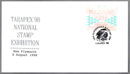 Tarapex'98 - AVE HUIA - Heteralocha Acutirostris. New Plymouth 1998 - Mechanical Postmarks (Advertisement)