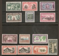 NEW ZEALAND 1940 CENTENARY SET SG 613/625 LIGHTLY MOUNTED MINT Cat £70 - Nuevos