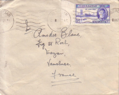 GIBRALTAR - LETTRE POUR LA FRANCE - LE 5 FEVRIER 1947. - Gibraltar