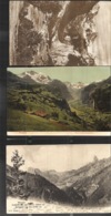 3 X Postcard Wengen Und Das Lauterbrunnental Aussicht Der Lob Horner Suleggrat Und Ars 1905, 1909 Et 1913 - Lauterbrunnen