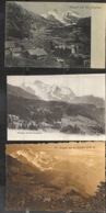 3 X Postcard Wengen Und Die Jungfrau 1905, 1910 - Wengen