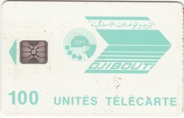 TC082 TÉLÉCARTE A PUCE - DJIBOUTI 100 UNITÉS - OPT DJIBOUTI - Dschibuti