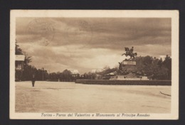 16005 Torino - Parco Del Valentino E Monumento Al Principe Amedeo F - Parques & Jardines