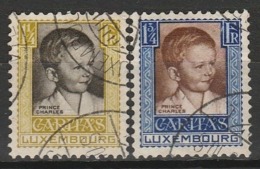 LUXEMBOURG 1930 YT N° 229 Et 230 Obl. - Oblitérés