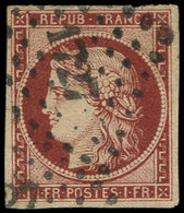 EMISSION DE 1849 - 6     1f. Carmin, Oblitéré PC 1727, TB - 1849-1850 Ceres