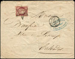 Let EMISSION DE 1849 - 6     1f. Carmin, Obl. ETOILE S. Env., Grandes Marges, Càd PARIS 22/12/52, TTB. C - 1849-1850 Cérès