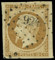 PRESIDENCE - 9    10c. Bistre-jaune, Obl. PC 924, TB - 1852 Louis-Napoleon