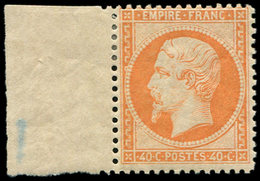 * EMPIRE DENTELE - 23   40c. Orange, Bdf, Frais Et TB - 1862 Napoléon III