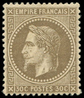 * EMPIRE LAURE - 30   30c. Brun, Quasiment **, Frais Et TB. J - 1863-1870 Napoleon III With Laurels