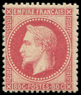 * EMPIRE LAURE - 32   80c. Rose, Ch. Légère, TB - 1863-1870 Napoleon III With Laurels