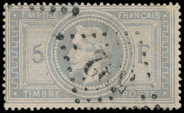 EMPIRE LAURE - 33    5f. Violet-gris, Oblitéré GC 532, TB. Br - 1863-1870 Napoleon III With Laurels