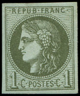 * EMISSION DE BORDEAUX - 39A   1c. Olive, R I, TB - 1870 Emisión De Bordeaux