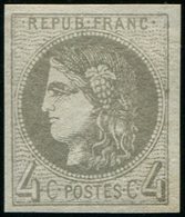 * EMISSION DE BORDEAUX - 41Bd  4c. Gris Foncé, R II, Quasiment **, TTB - 1870 Emisión De Bordeaux